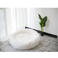 Petifyy Peluş Yatak Beyaz